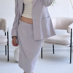 Lavender Suit Set Blazer Vintage