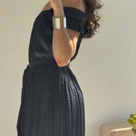 navy midi dress with lining